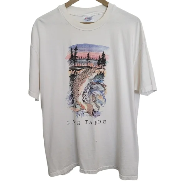 Vintage Single Stitch Lake Tahoe Graphic Tee - Picture 11 of 11